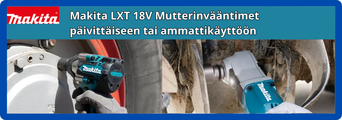 Makita mutterinväännin